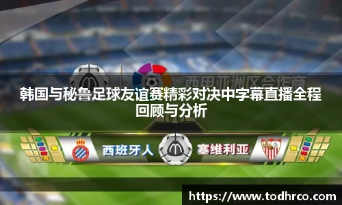 韩国与秘鲁足球友谊赛精彩对决中字幕直播全程回顾与分析